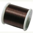 K.O. pärltråd, 100 % nylon, brun, säljs per 50m rulle
