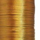 Satinsnöre rattail, 2mm, antik guld, 5m